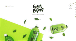 Desktop Screenshot of greenpotions.com.au