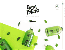 Tablet Screenshot of greenpotions.com.au